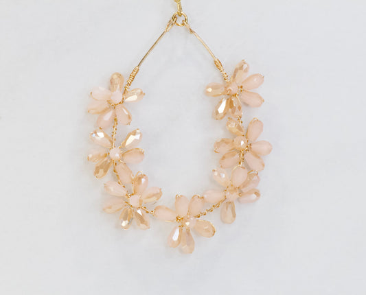 Fleurs Roses à Bijoux Earrings