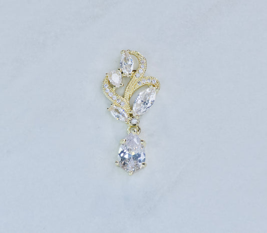 Cristaux En Fleurs Earrings