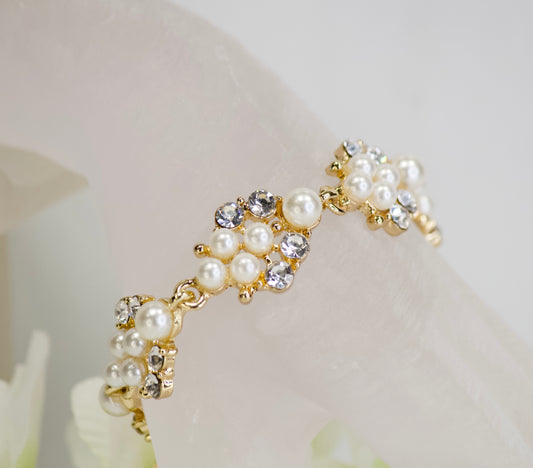 Or Avec Perles Bracelet