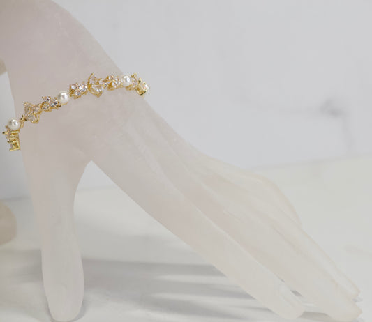 Or Et Cristal Bracelet