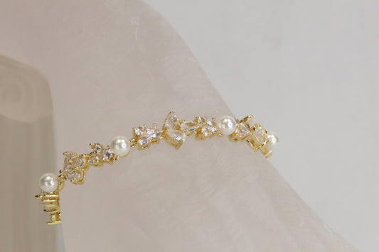 Or Et Cristal Bracelet
