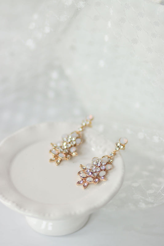 Opal Chandelier Earrings