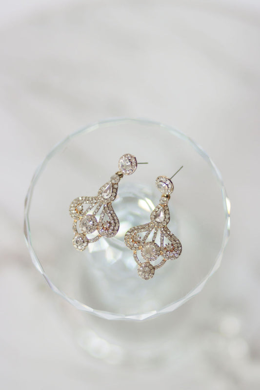 Lustre En Cristal Earrings