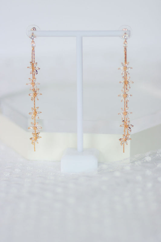 Vigne à Fleurs D'or Earrings