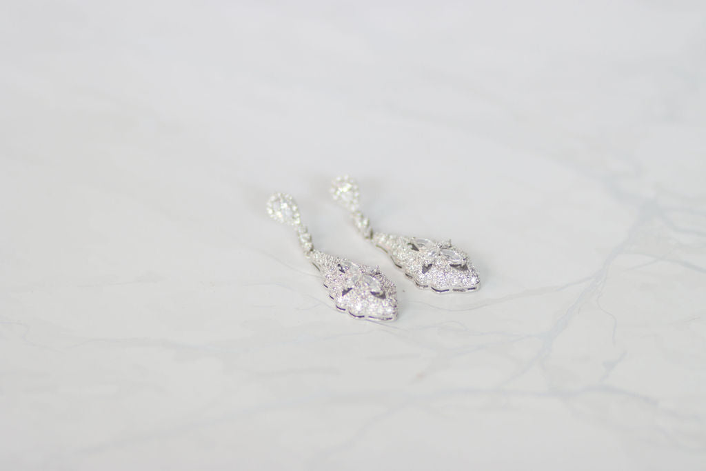 Croix De Cristal Earrings