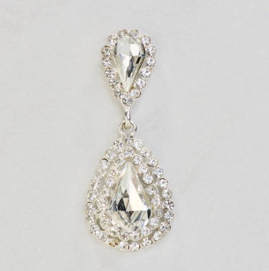 Deux Diamants Poire Earrings